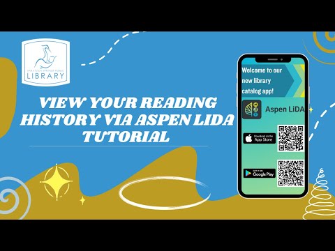 Viewing Your Reading History via Aspen LiDA Tutorial