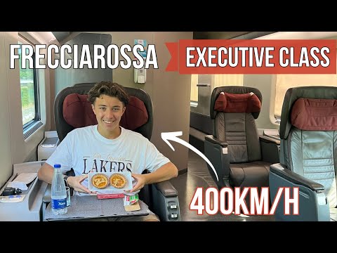 Inside Italy’s INSANELY LUXURIOUS First Class High Speed Train - Frecciarossa 1000