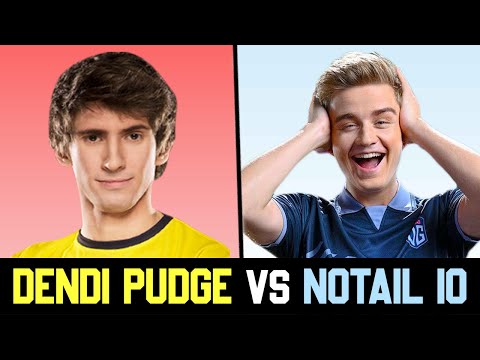 2x TI WINNER N0taiL vs The Most Famous PUDGE User "DENDI" DOTA 2