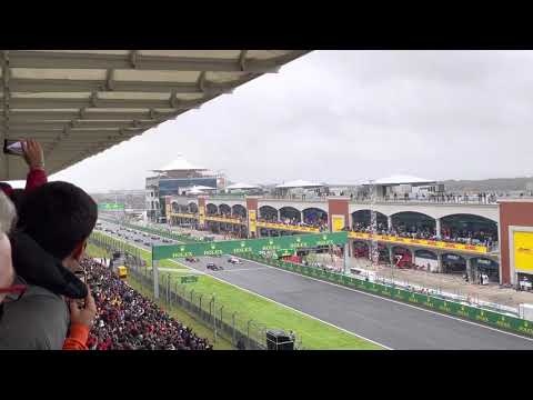 Turkish GP İstanbul Park F1 2021 First Lap | Main Grandstand