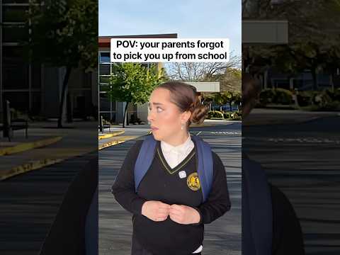 Parents forgetting to pick you up from school is a core memory. Who can relate? 😭