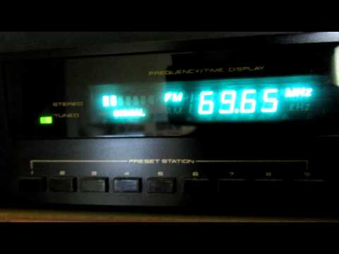 OIRT FM aotoscan on Videoton RT-7300 during Spoeadic-E opening - 10th June 2012