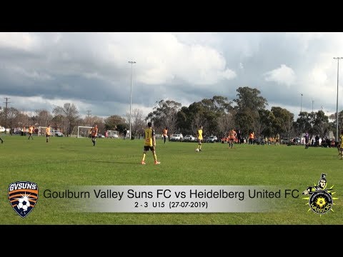 NPL Victoria U15 Round 21, Goulburn Valley Suns FC vs Heidelberg United FC 2 - 3
