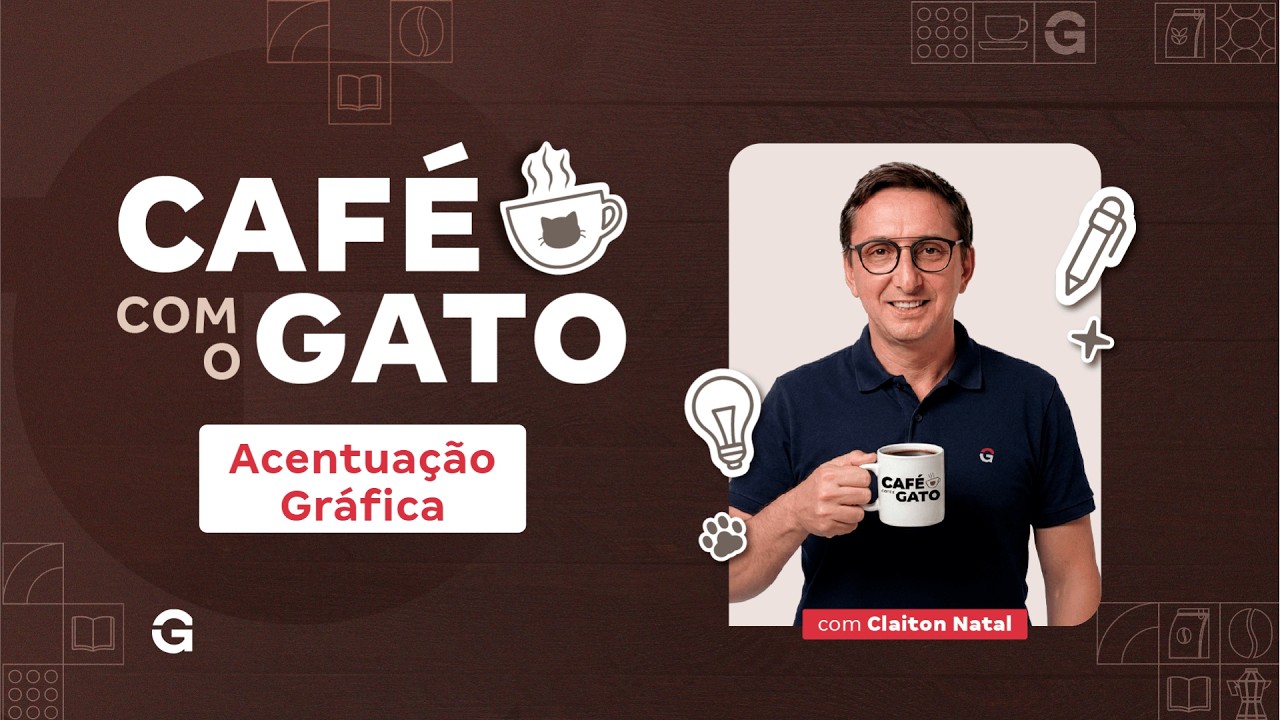 Café com o Gato | Acentuação Gráfica