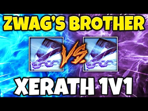 ZWAG'S BROTHER VS. ZWAG IN A CRAZY XERATH 1V1 - League of Legends