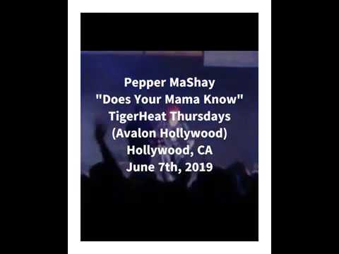 06-07-2012 Pepper MaShay @ TigerHeat Thursdays "Does Your Mama Know" [Live Performance]