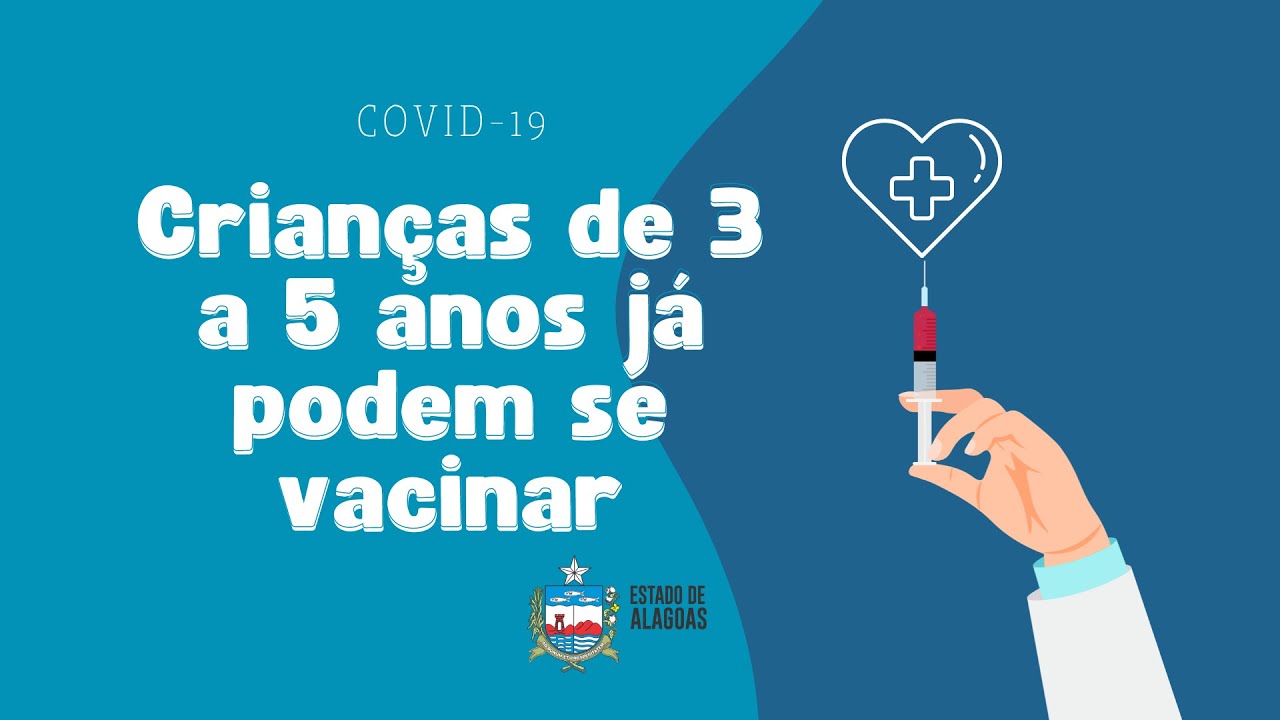 UTILIDADE PÚBLICA: Imunização de Crianças contra Covid-19 inicia em Alagoas 