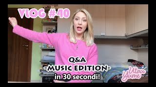 Vlog #40 [Q&A] -MUSIC EDITION-