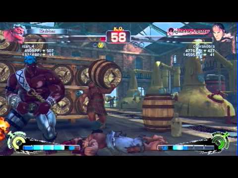 Isan_4 (Hakan) vs CobraKobra (Ryu) SSF4 Arcade Edition 2012