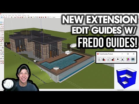 NEW Guide Extension for SketchUp - Fredo Guides Overview!