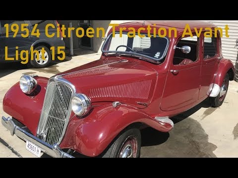 1954 Citroen Traction Avant Light 15 Overview, Features and Walk Around