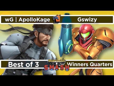 Boardwalk Pre CEO Winners Quarters - ApolloKage (Snake) v Gswizy (Samus) - CFL SSBU
