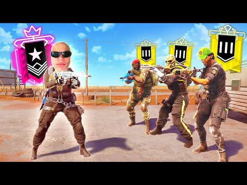 1 Champion vs 3 Golds in Rainbow Six Siege...
