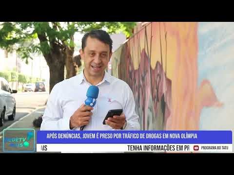 Após denúncias, jovem é preso por tráfico de drogas em Nova Olímpia