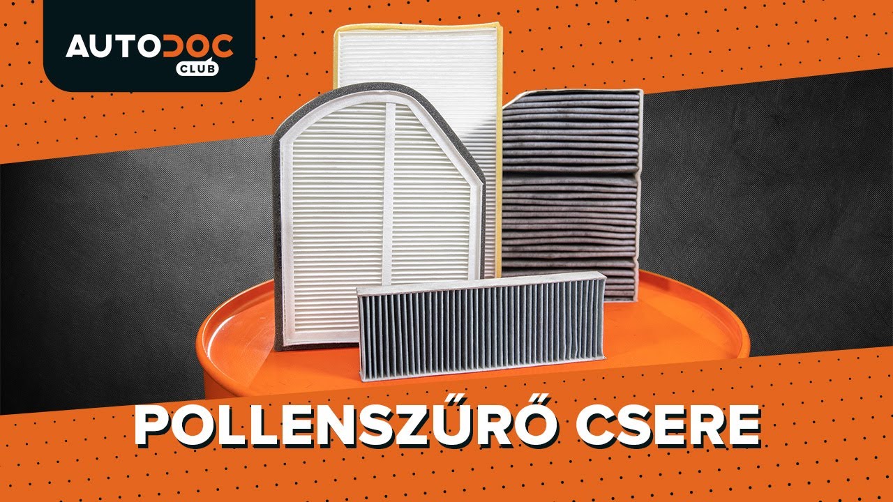 Pollenszűrő cseréje az autóban – javítási útmutató