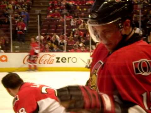 Spezza and Heatley Up Close - Playoffs 2008