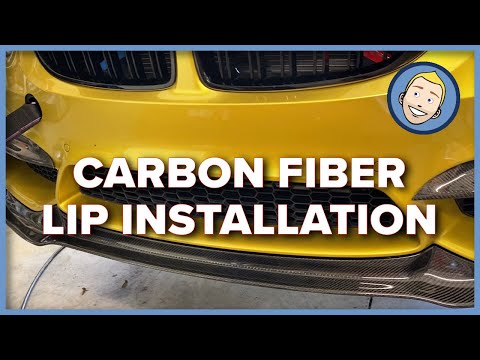 M3/M4 carbon fiber FRONT LIP INSTALL (F80/F82/F83)