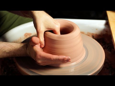 Throwing a Tall, Angled Vase Form — ASMR Edition