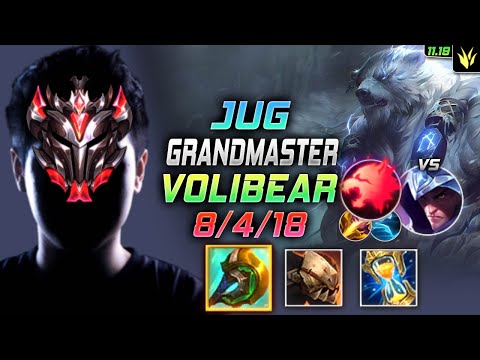 GrandMaster Volibear Jungle vs Talon - 천상계 정글 볼리베어 템트리 룬 신파자 포식자 ボリベア Волибир 不灭狂雷 - LOL KR 11.19
