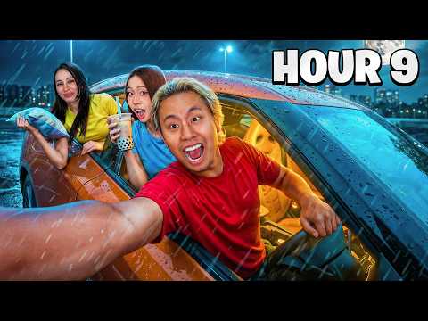 SURVIVING 24 Hours in my Spoiled Sister's Car