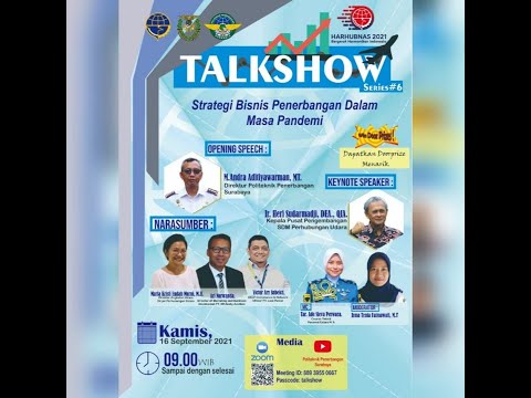 BPSDMP TALKSHOW SERIES #6 POLITEKNIK PENERBANGAN (POLTEKBANG) SURABAYA