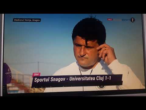 Adrian Falub după Sportul Snagov - U Cluj 1-1