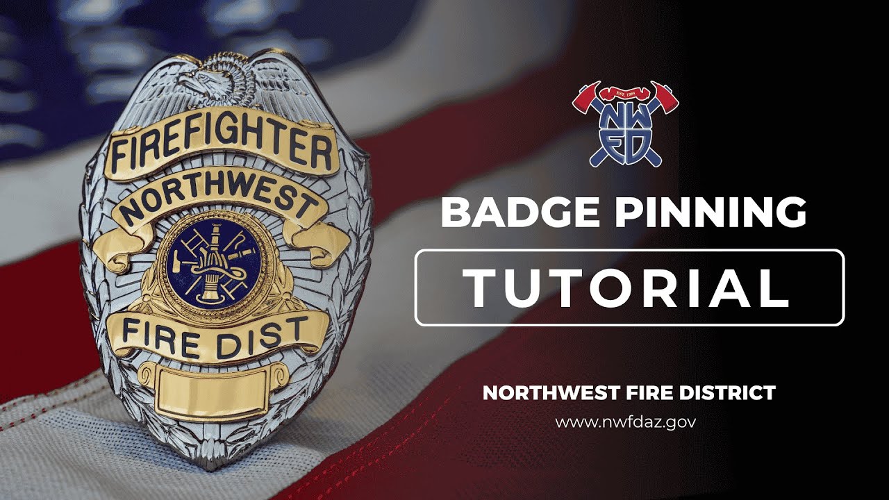 Badge Pinning Ceremony: Step by Step