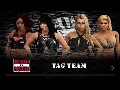 WWE 2k17 - Aksana and Alicia Fox VS Sable and Terri Runnels