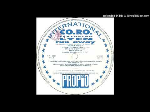 Co.Ro ft. Lyen - Run Away (Radio Edit) 1994