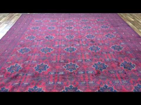 Very Fine Khal Mohammadi Afghan Area Rug 9'10X13'6 - W 1059