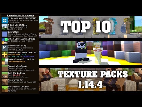 EscanorBlock - TOP 10 BEST TEXTURES PACKS WITHOUT LAG for MINECRAFT 1.14.4