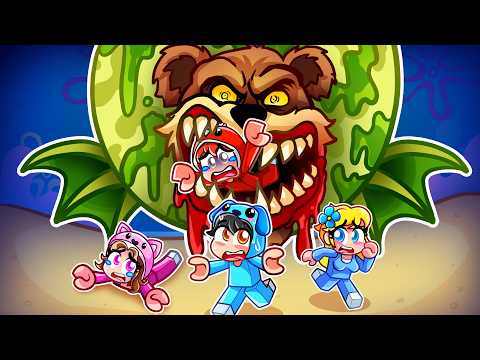 We Survived 99 Nights in BIKINI BOTTOM!