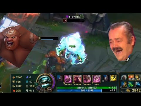 L'ultime forme d'impregnator Gragas (déjà 7500 d'ad et 300 000 hp)