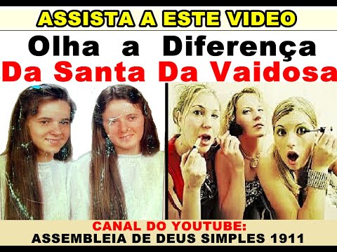 VEJA A DIFERENÇA DA SANTA DA VAIDOSA MULHERES DEIXEM A VAIDADE A OPORTUNIDADE - MARIA JOSÉ, ANOS 80