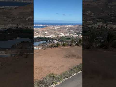 La Isleta y Las Palmas vista desde la Montaña de Arucas