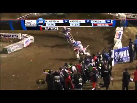 2012 AMA Supercross - Oakland - 450 Main Part1.