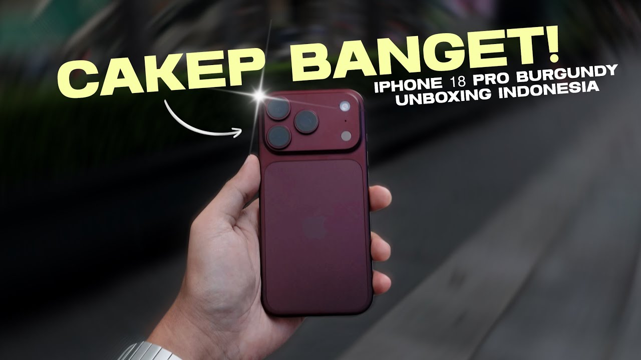 Rp35 Juta++ 😵‍💫 UNBOXING iPhone 18 Pro Burgundy Indonesia