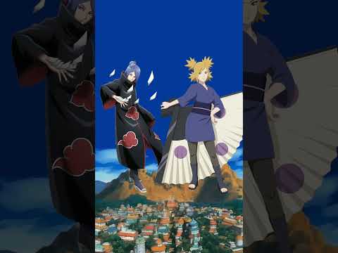 Who is strongest • Konan VS Rounds #shorts #konan #akatsuki #delta #hinata #sakura #naruto