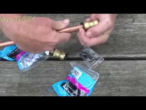 Plumbing Tips: WATTS Quick Connect Snap on fitting demo
