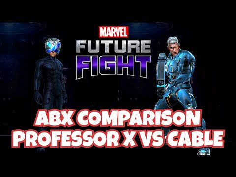 [ABX COMPARISON] PROFESSOR X VS CABLE | MARVEL FUTURE FIGHT