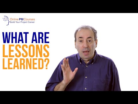 What are Lessons Learned? Project Management in Under 5