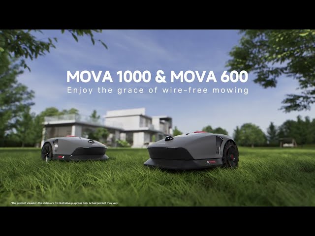 YouTube Video - MOVA 1000/600 Robotic Lawn Mower. | Enjoy the Grace of Wire-Free Mowing.