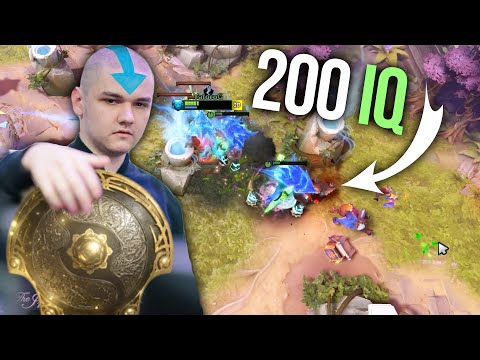 TI10 winner 200 IQ illusion bait — Yatoro vs w33