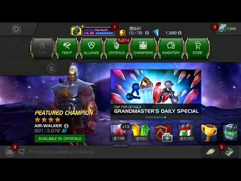 Marvel Contest of Champions, Grinding For Epoch Shards For 2020 Cavs? Maybe Some Cav Difficulty?