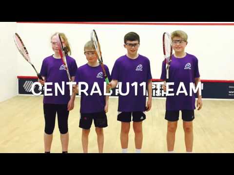 Inter regional squash competition - Central Scotland U11 winners 2016