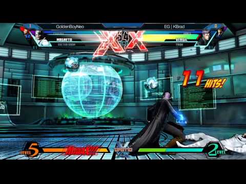 UFGTX - GoldenBoyNeo Vs. EG | KBrad - UMVC3 Top 16 - Ultimate Marvel Vs. Capcom 3