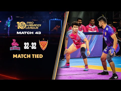 Jaipur's comeback steals the show in a hard-fought tie against Delhi | PKL 10 Highlights Match #43