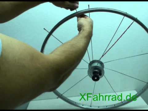 XFahrrad.de - how to lace a hub dynamo into a wheel