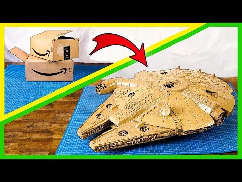 How to make a mind-blowing Millennium Falcon from CARDBOARD