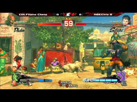 Filipino Champ vs Chris G - Canada Cup Gaming 2012 SFIV